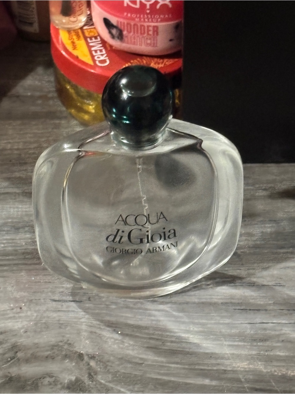 Giorgio Armani Acqua di Gioia Clear Bottle with Teal Cap